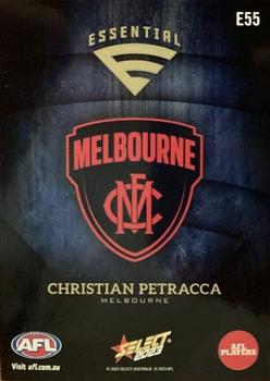 2023 Select AFL Footy Stars - Essentials #E55 Christian Petracca Back